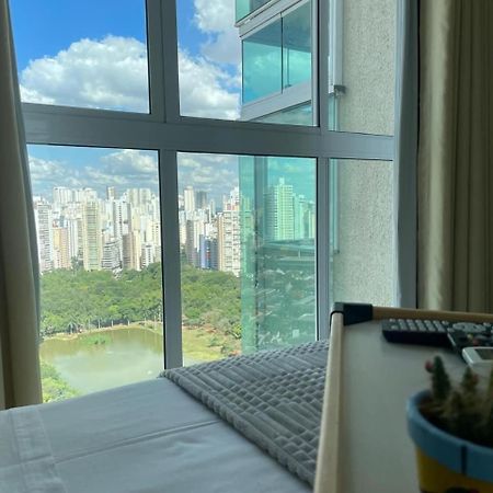 גויאניה Moderno Flat Com Vista Para O Parque Vaca Brava מראה חיצוני תמונה