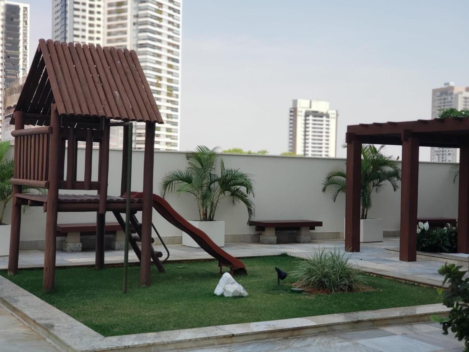 גויאניה Moderno Flat Com Vista Para O Parque Vaca Brava מראה חיצוני תמונה