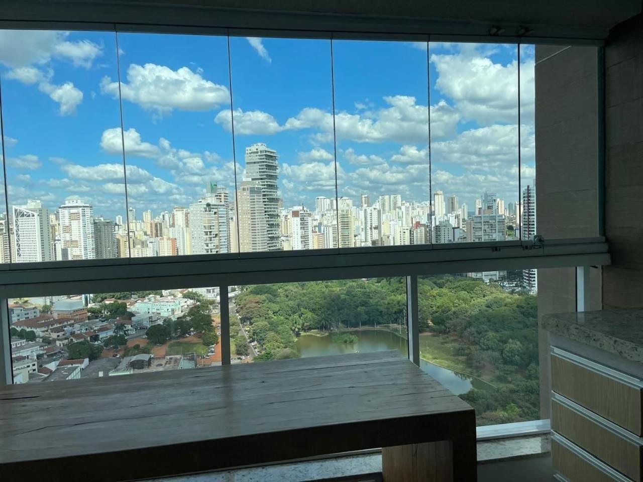 גויאניה Moderno Flat Com Vista Para O Parque Vaca Brava מראה חיצוני תמונה